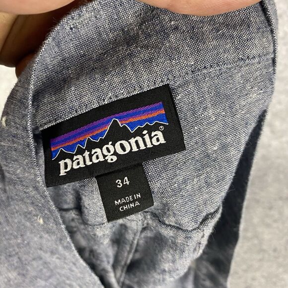 Patagonia shorts Men's 34 Hemp Light Weight Gray Beach Casual Relaxed Resort - Picture 5 of 10